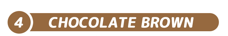 チョコレートブラウン