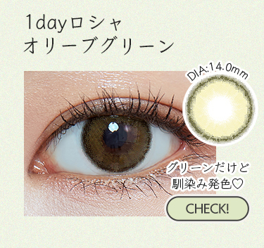 1dayロシャオリーブグリーン