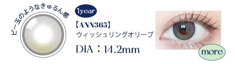 【ANN365】1monthウィッシュリングオリーブ